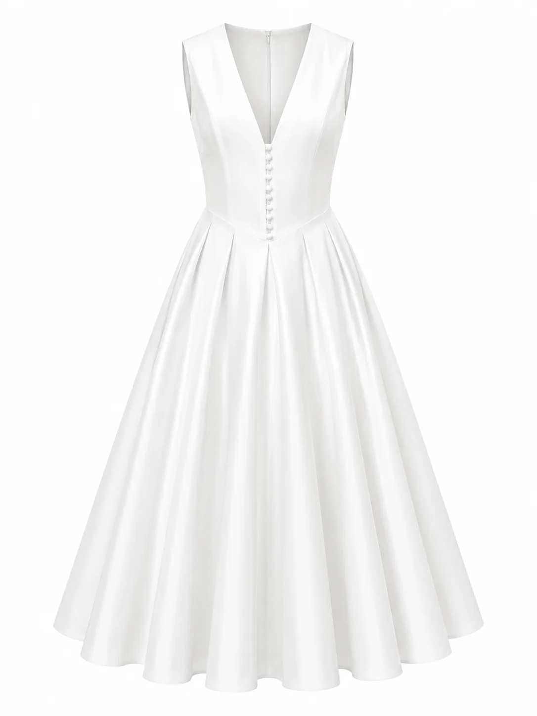 ALBA DRESS — Colour-Block Midi Dress - Image 2