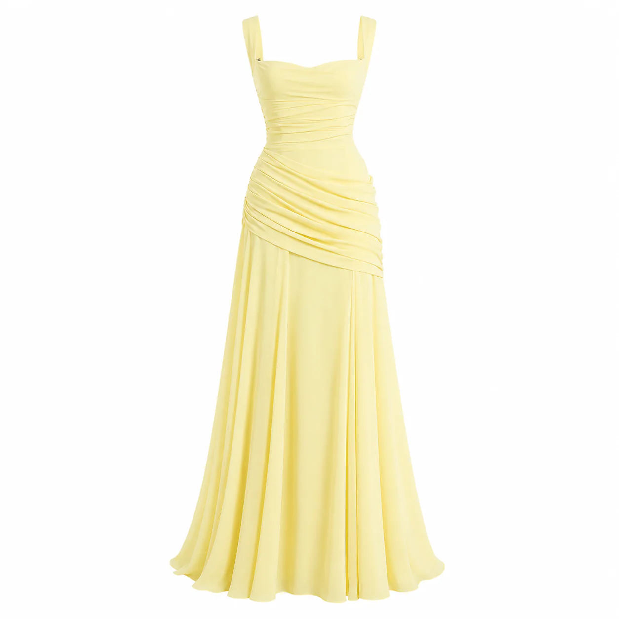 Kaia Ruched Maxi Dress - Image 3