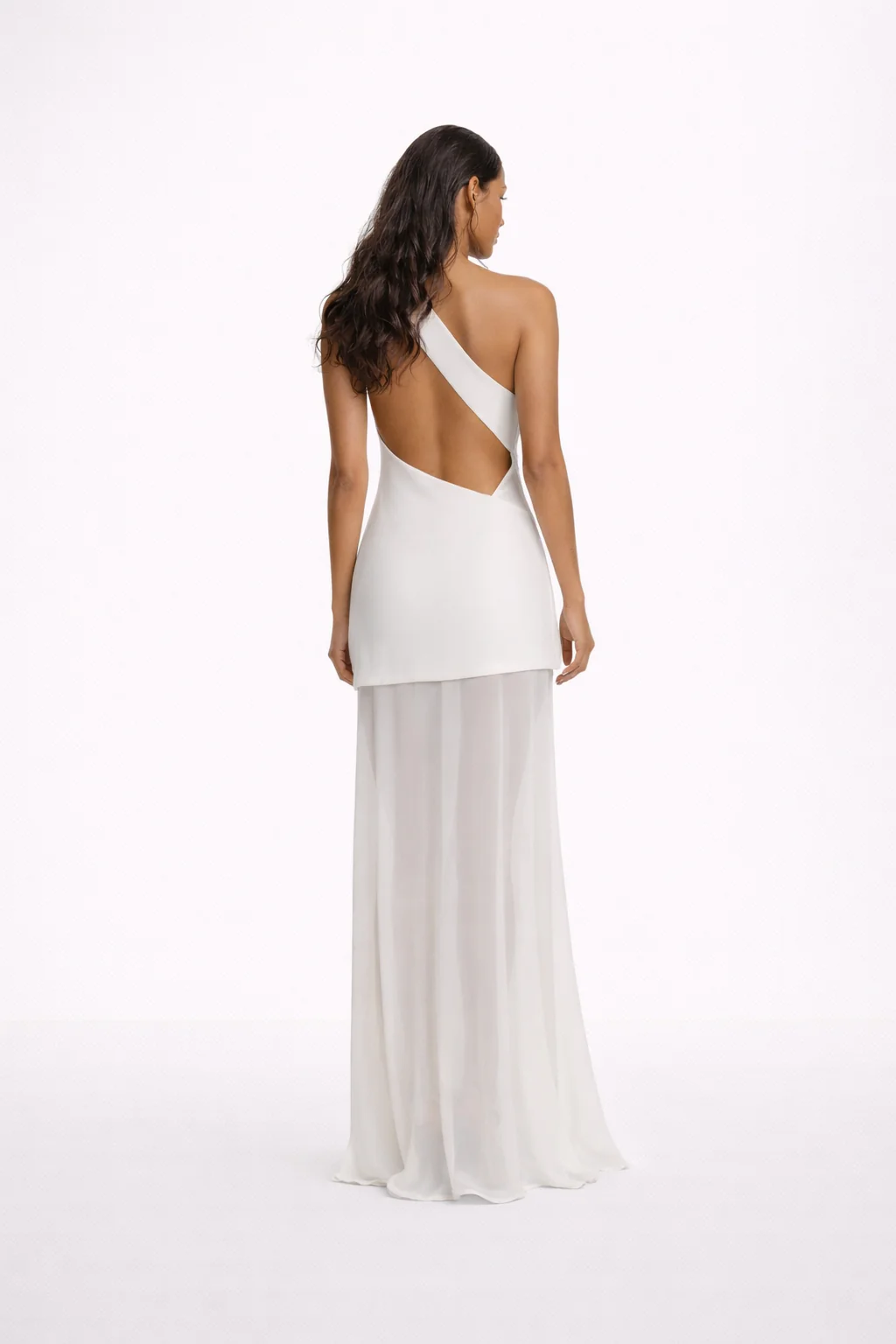Kova One-Shoulder Chiffon Maxi Dress - Image 2