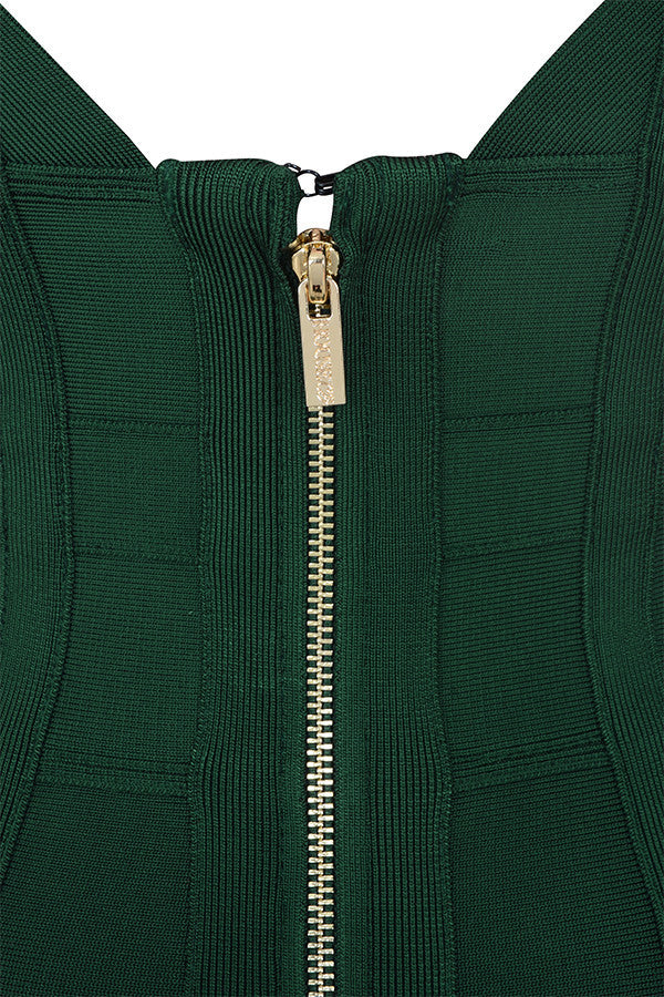 Verona Sculpted Bandage Midi Dress - Image 7
