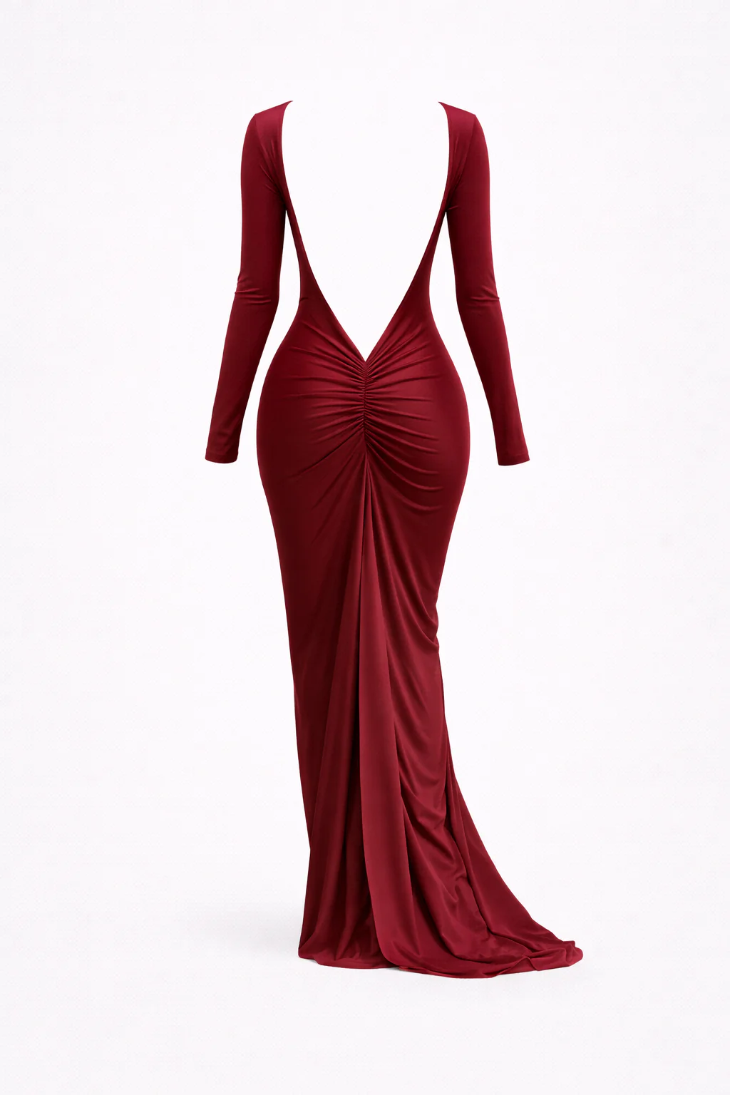 SLOANE DRESS — Open-Back Long-Sleeve Maxi - Image 4