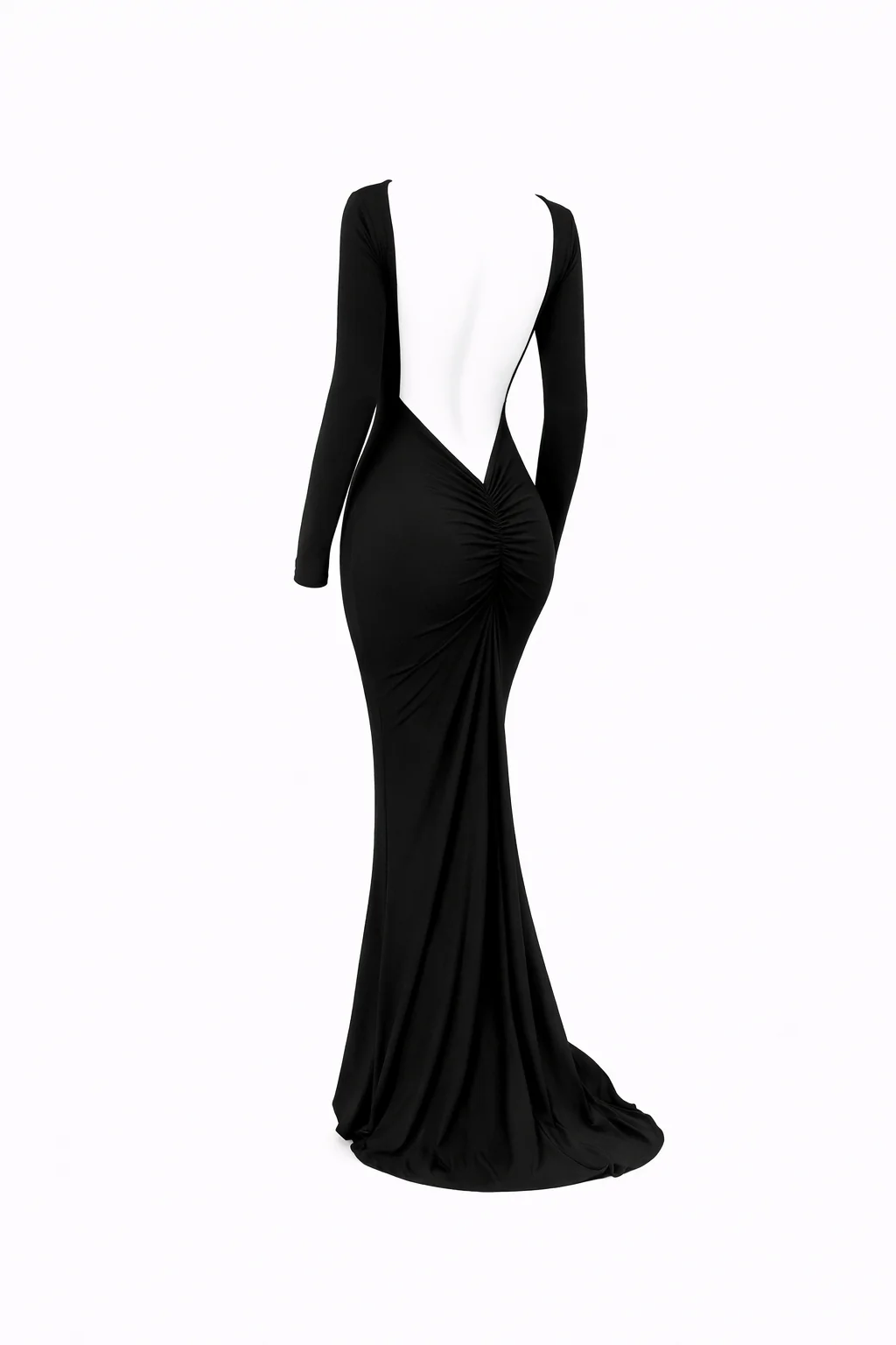 SLOANE DRESS — Open-Back Long-Sleeve Maxi - Image 5