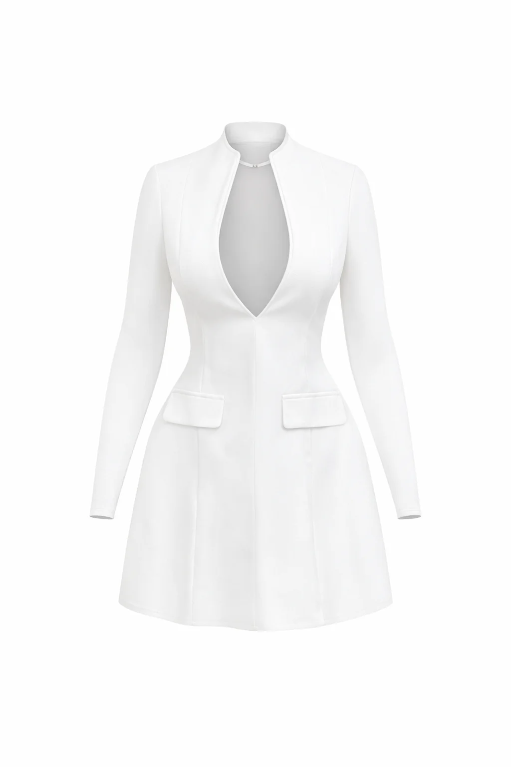 Amara Sculpted Mini Dress - Image 5