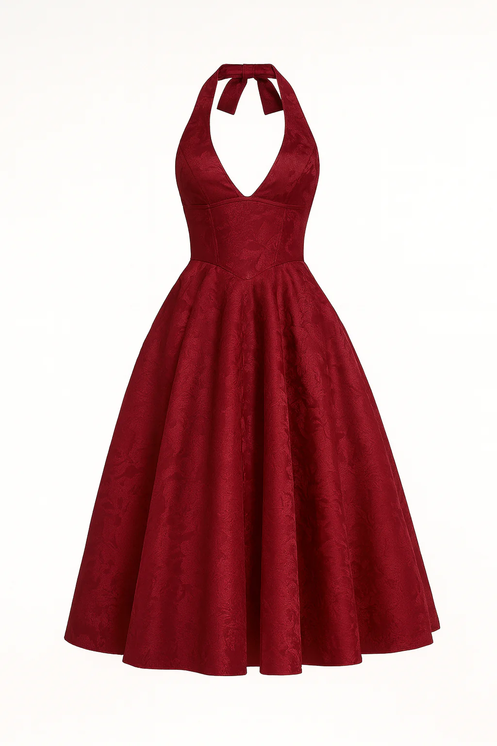 Sofia Halter Midi Dress - Image 3