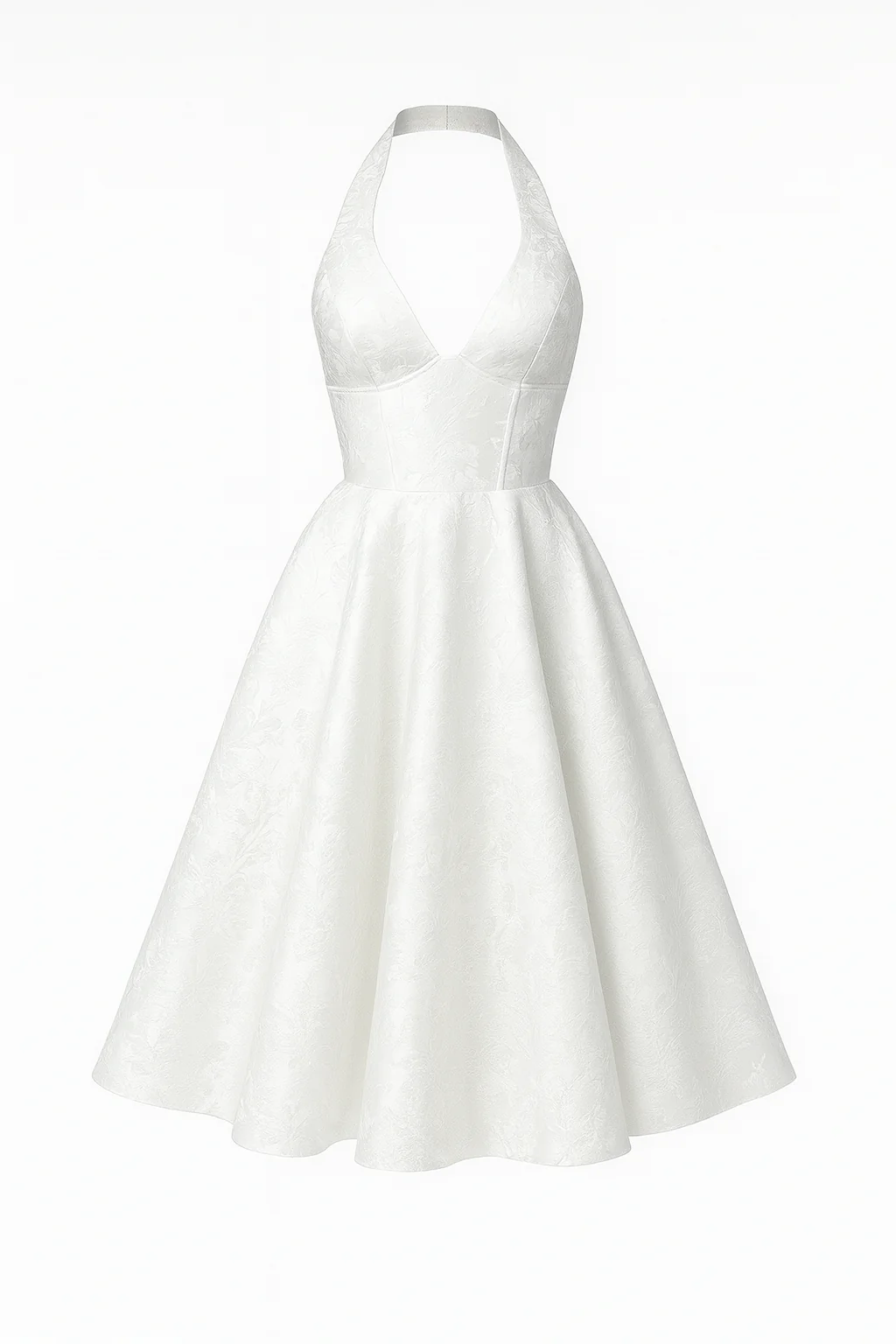 Sofia Halter Midi Dress - Image 6
