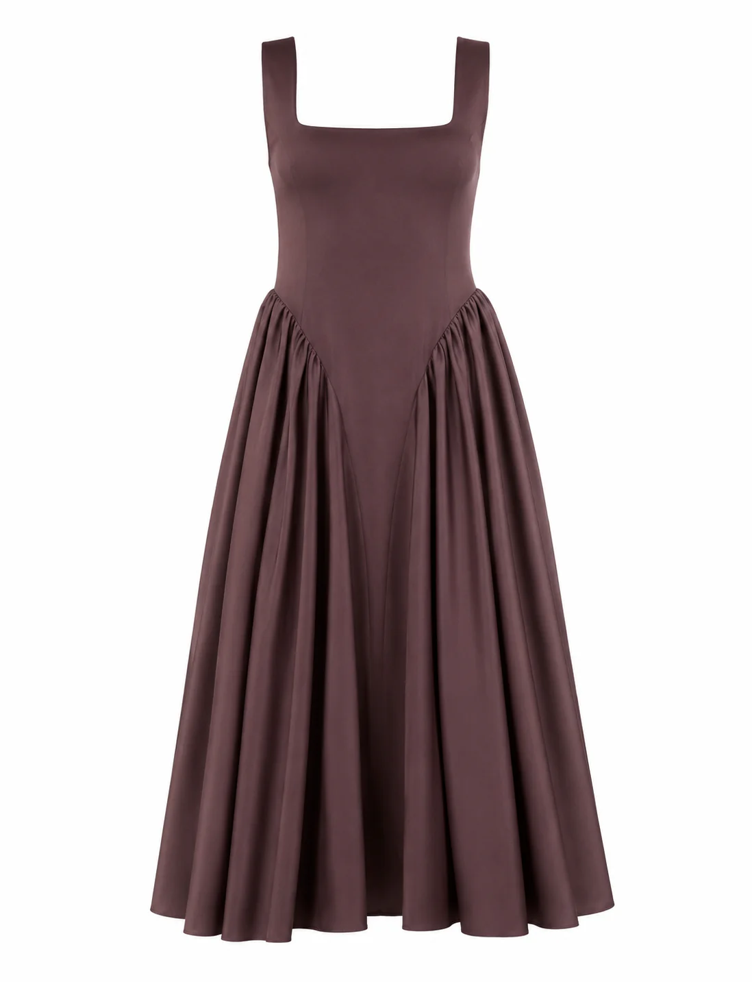 ELOISE DRESS — Square-Neck Midi Dress - Image 10