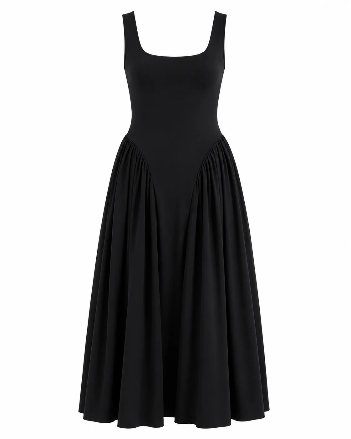 ELOISE DRESS — Square-Neck Midi Dress - Image 2