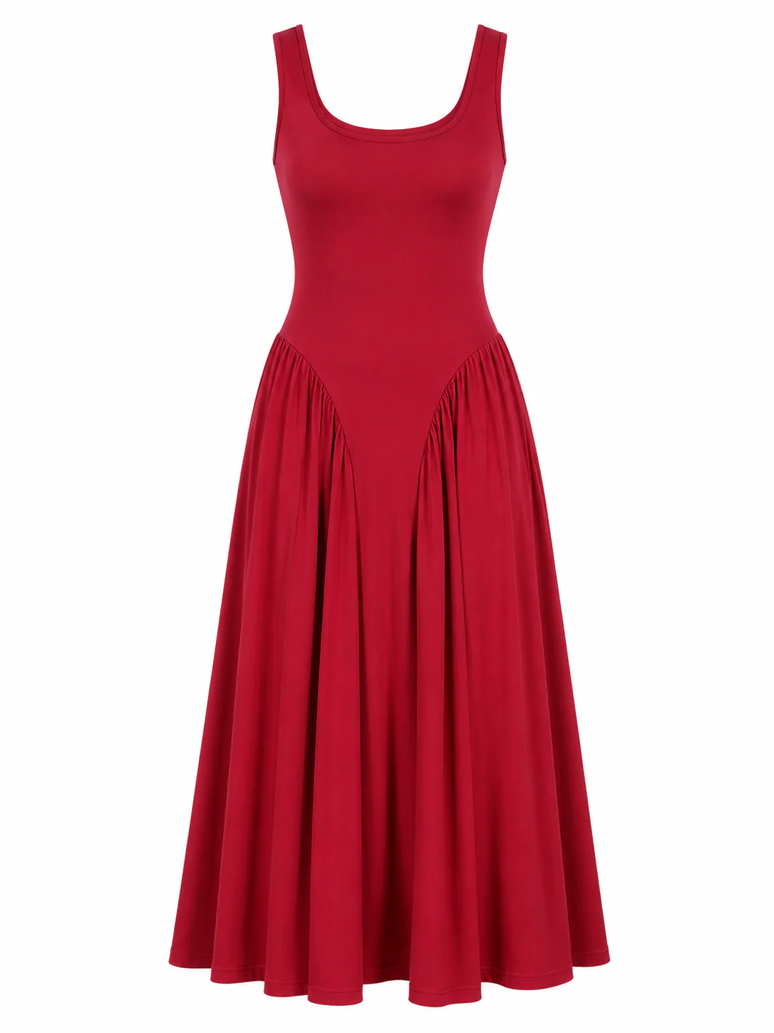 ELOISE DRESS — Square-Neck Midi Dress - Image 6