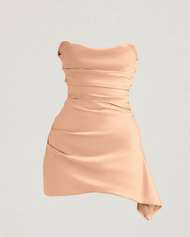 LUNA DRESS — Strapless Summer Mini - Image 4