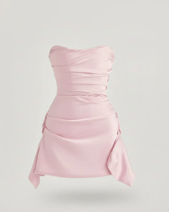 LUNA DRESS — Strapless Summer Mini - Image 9