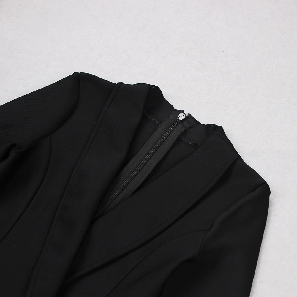 Valentina Feather-Trim Blazer Dress - Image 7