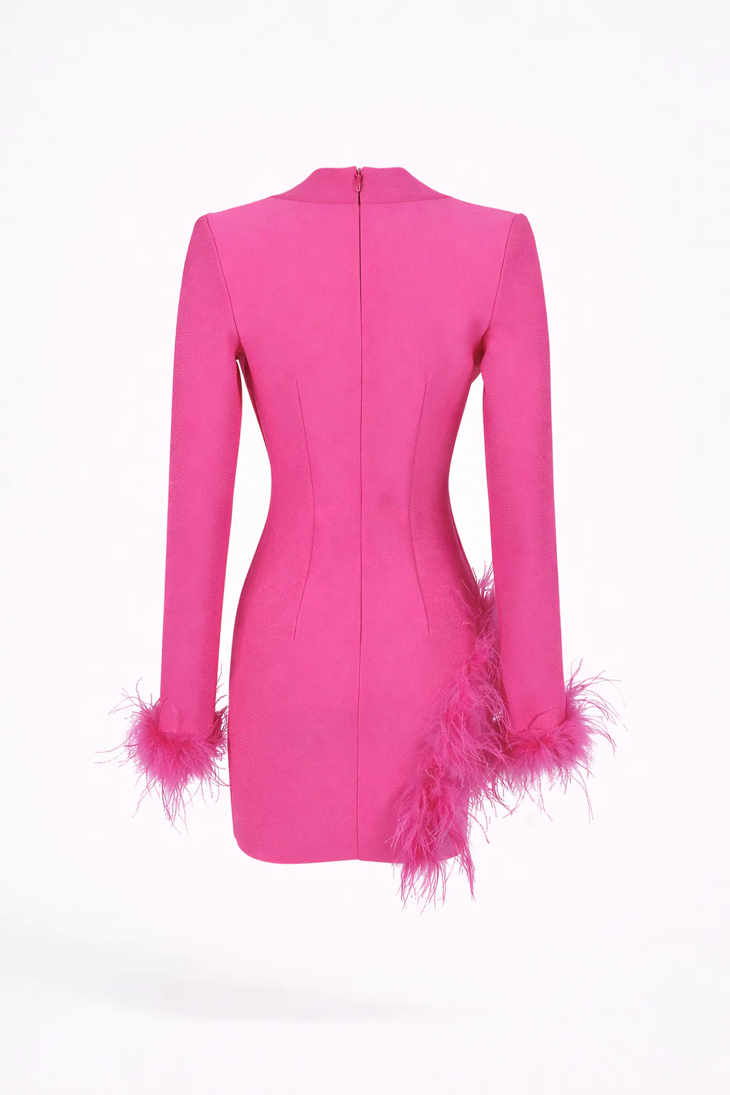 Valentina Feather-Trim Blazer Dress - Image 9