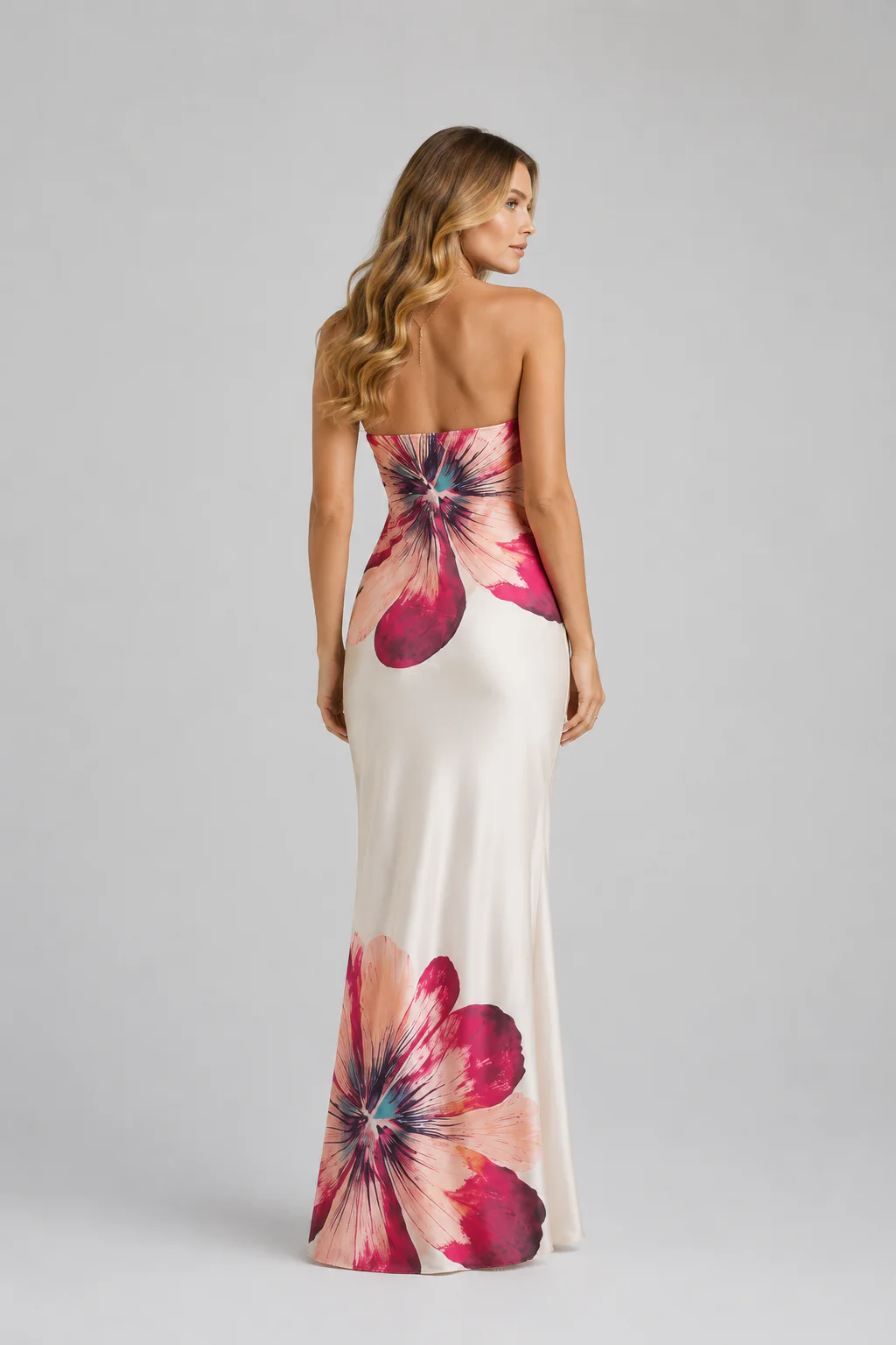 Kaia Floral Strapless Maxi Dress - Image 2
