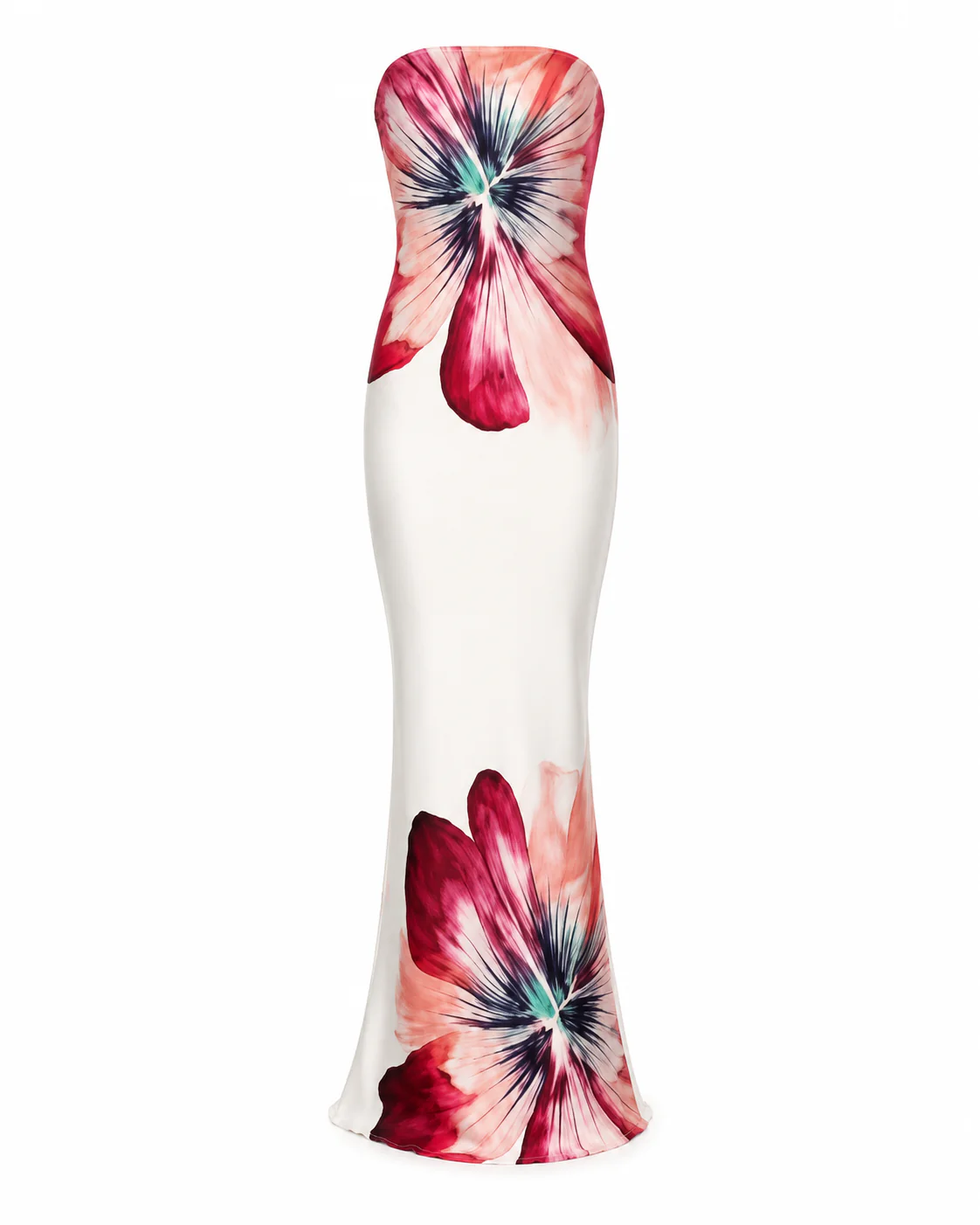 Kaia Floral Strapless Maxi Dress - Image 3