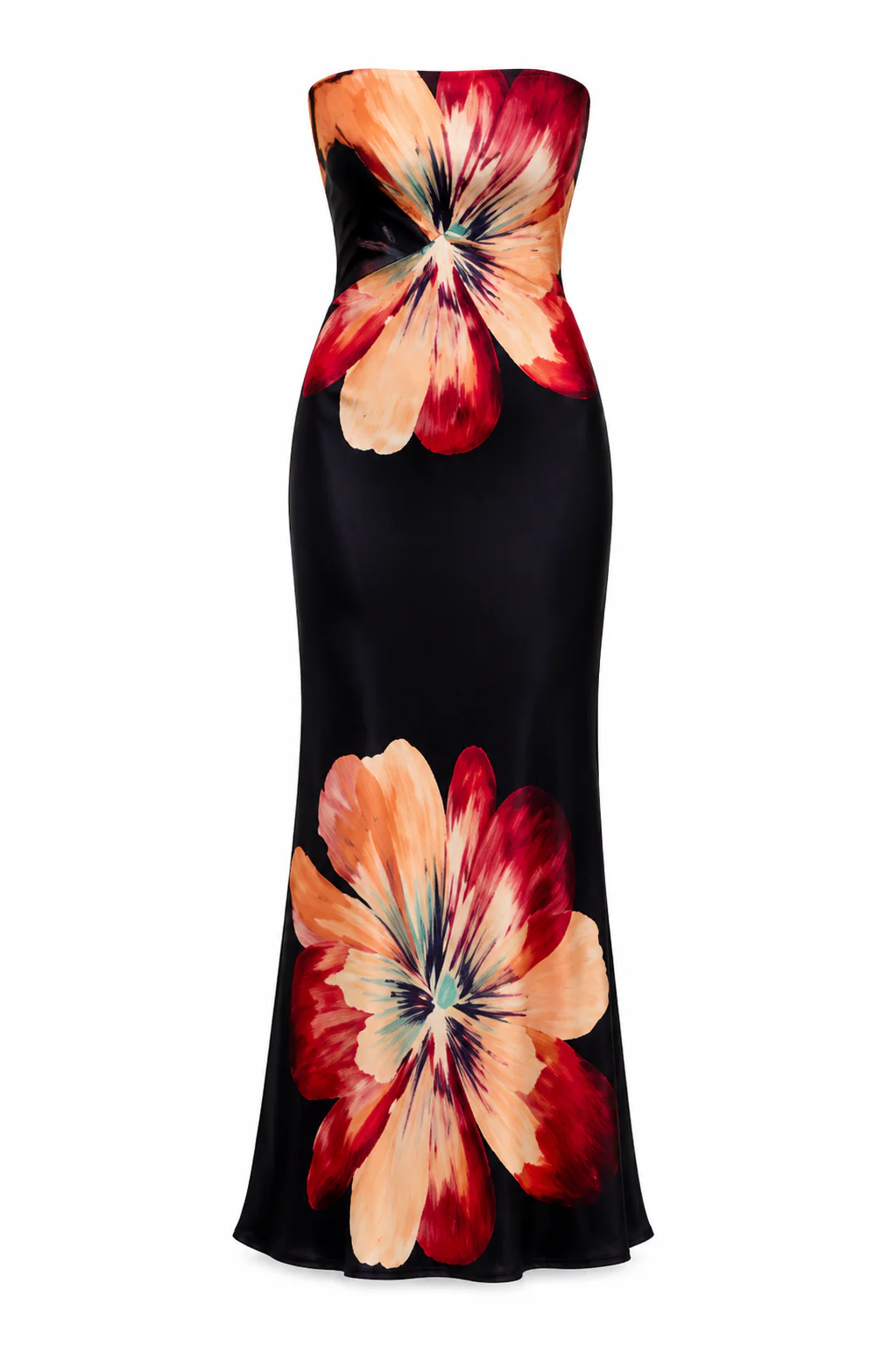 Kaia Floral Strapless Maxi Dress - Image 4
