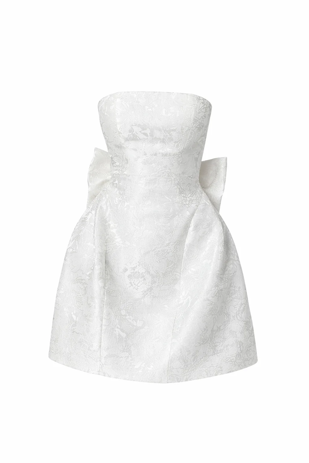 AMALFI DRESS — Strapless Mini with Statement Bow - Image 3
