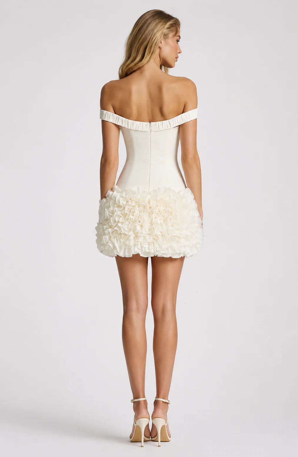 Calista Rosette Mini Dress - Image 2