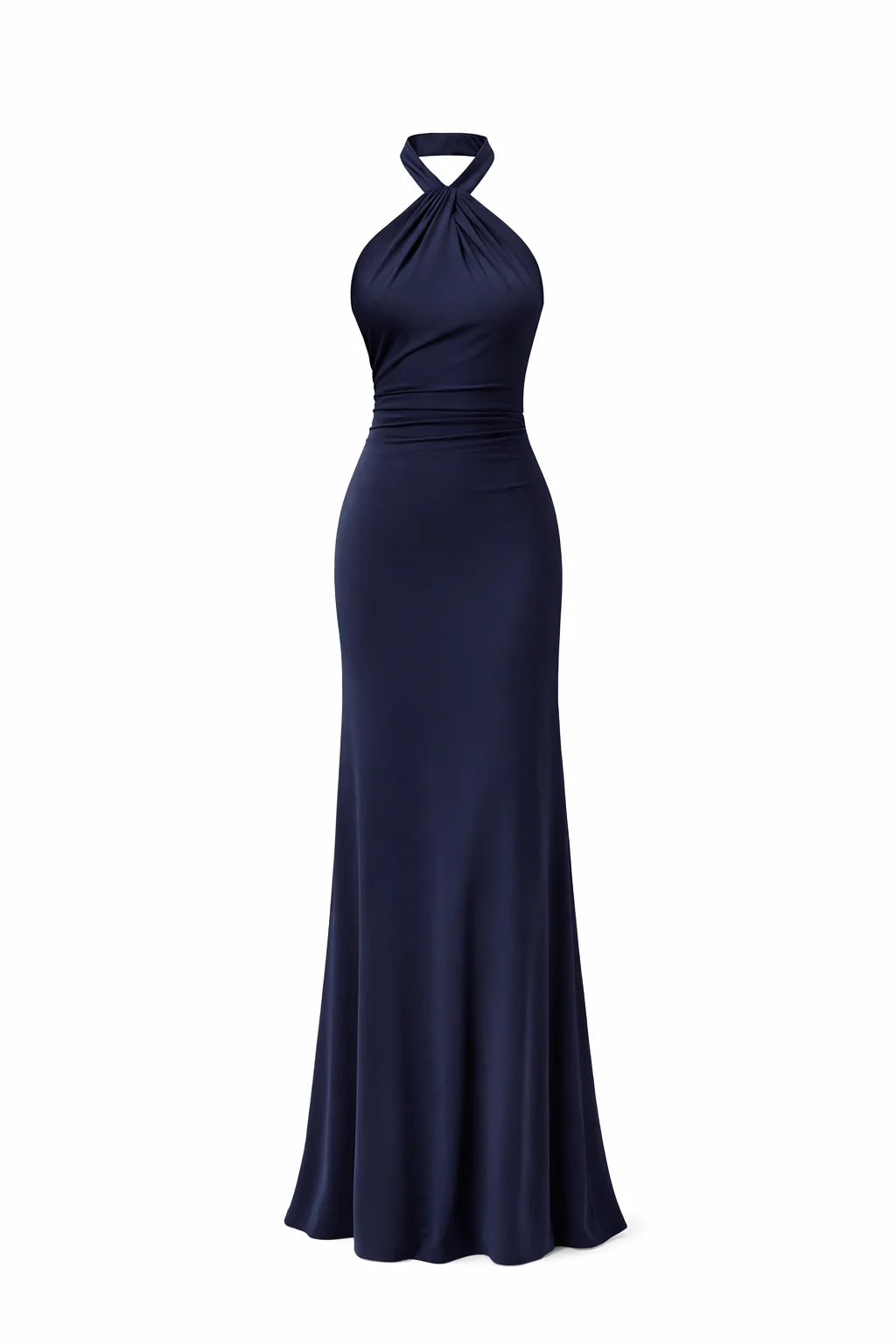 TULUM HALTER GOWN — Twisted Neckline Backless Maxi - Image 11