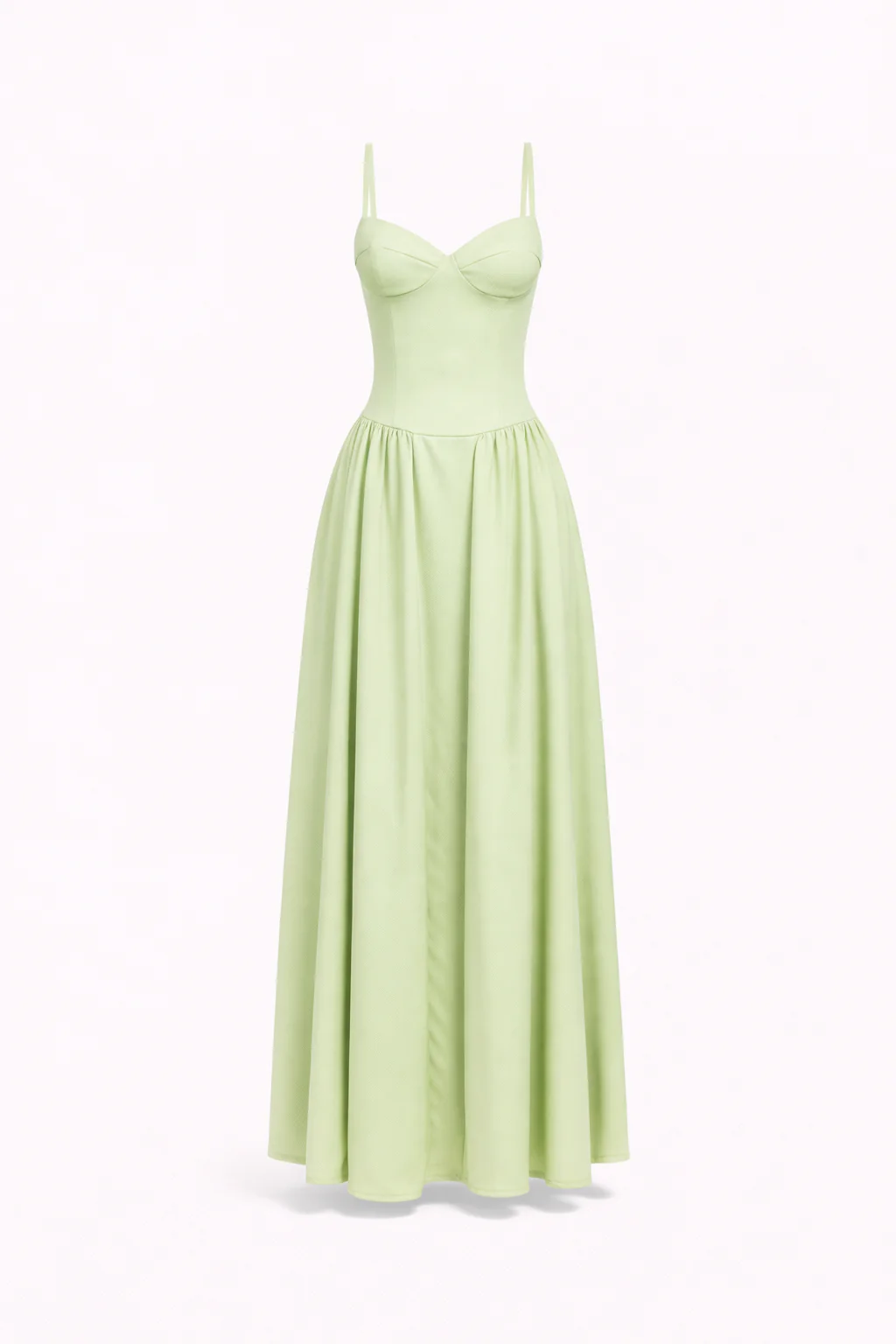 LYS DRESS — Strapless Structured Midi with Full Skirt - Image 3