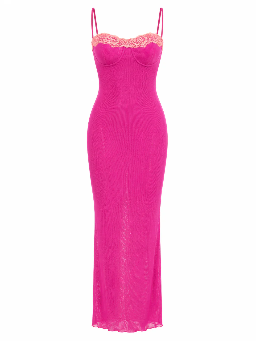SORAYA DRESS — Lace Mesh Maxi Dress - Image 5