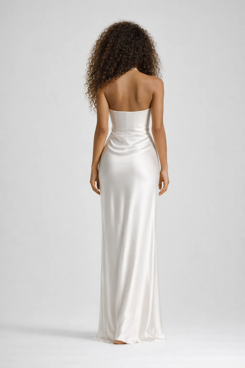 Serafina Silk Drape Dress - Image 2