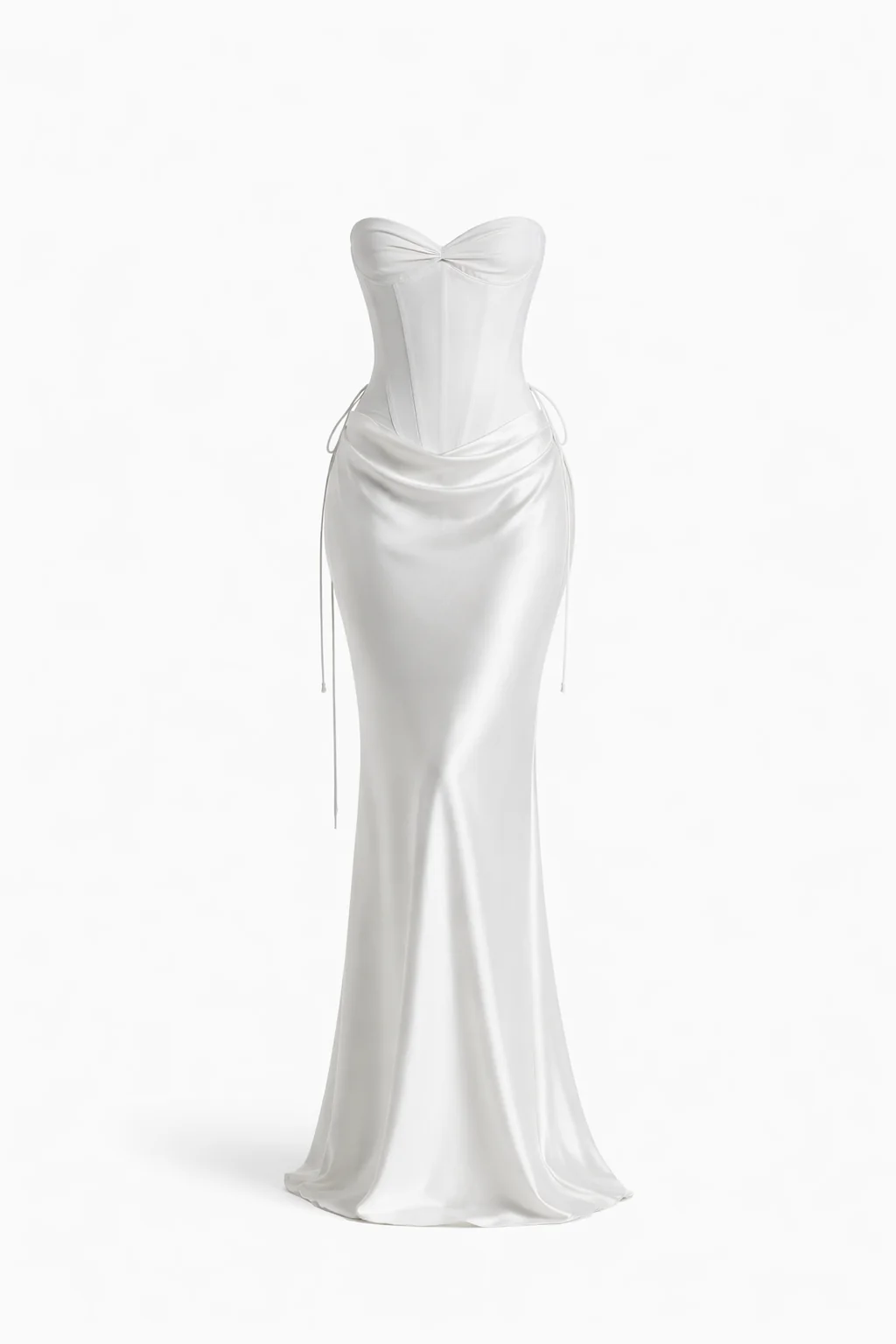 Serafina Silk Drape Dress - Image 4