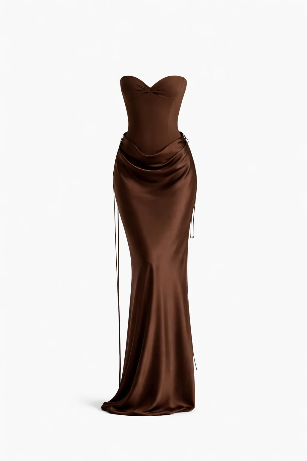 Serafina Silk Drape Dress - Image 5