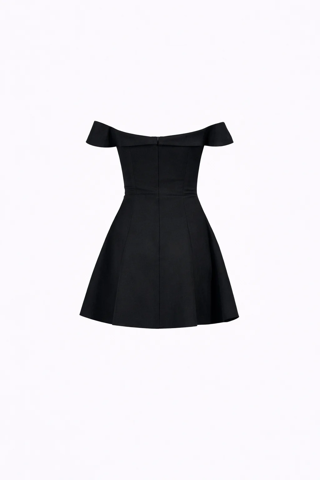 Palermo Mini — Off-Shoulder Sweetheart Skater Dress - Image 4