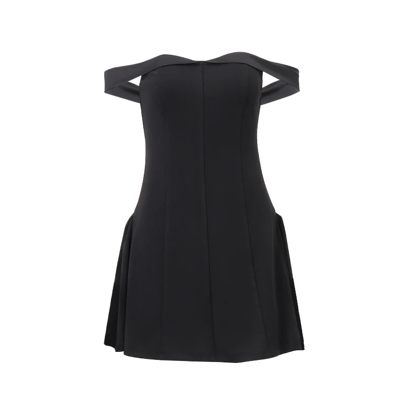 Palermo Mini — Off-Shoulder Sweetheart Skater Dress - Image 7
