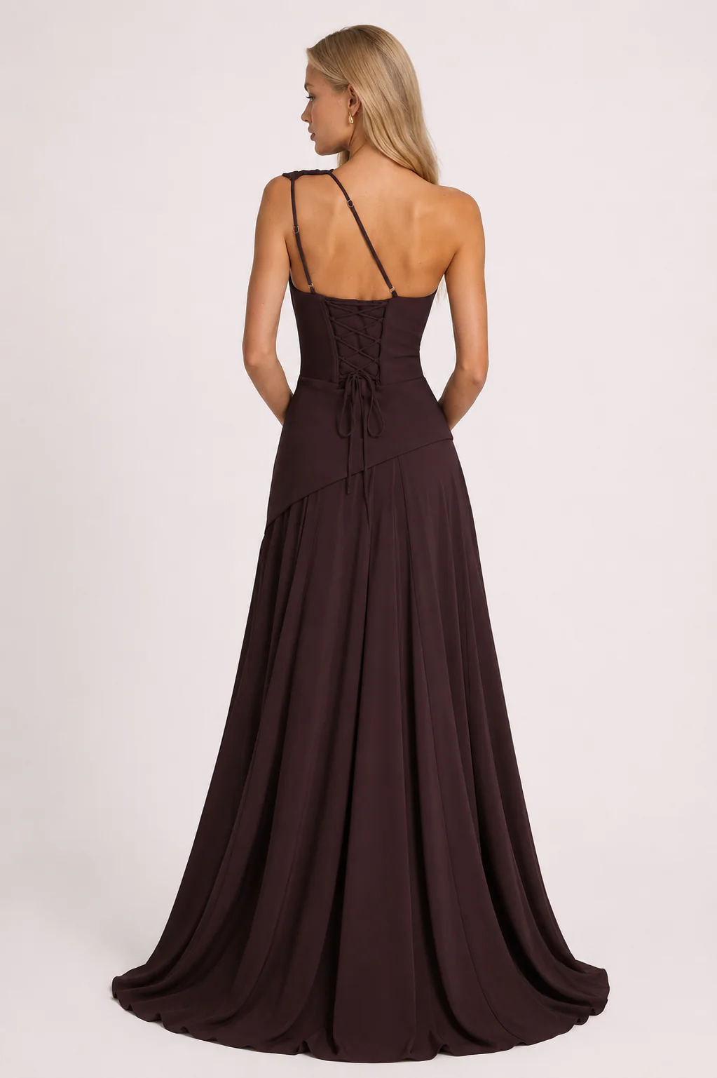Khoi One-Shoulder Corset Maxi Dress - Image 2