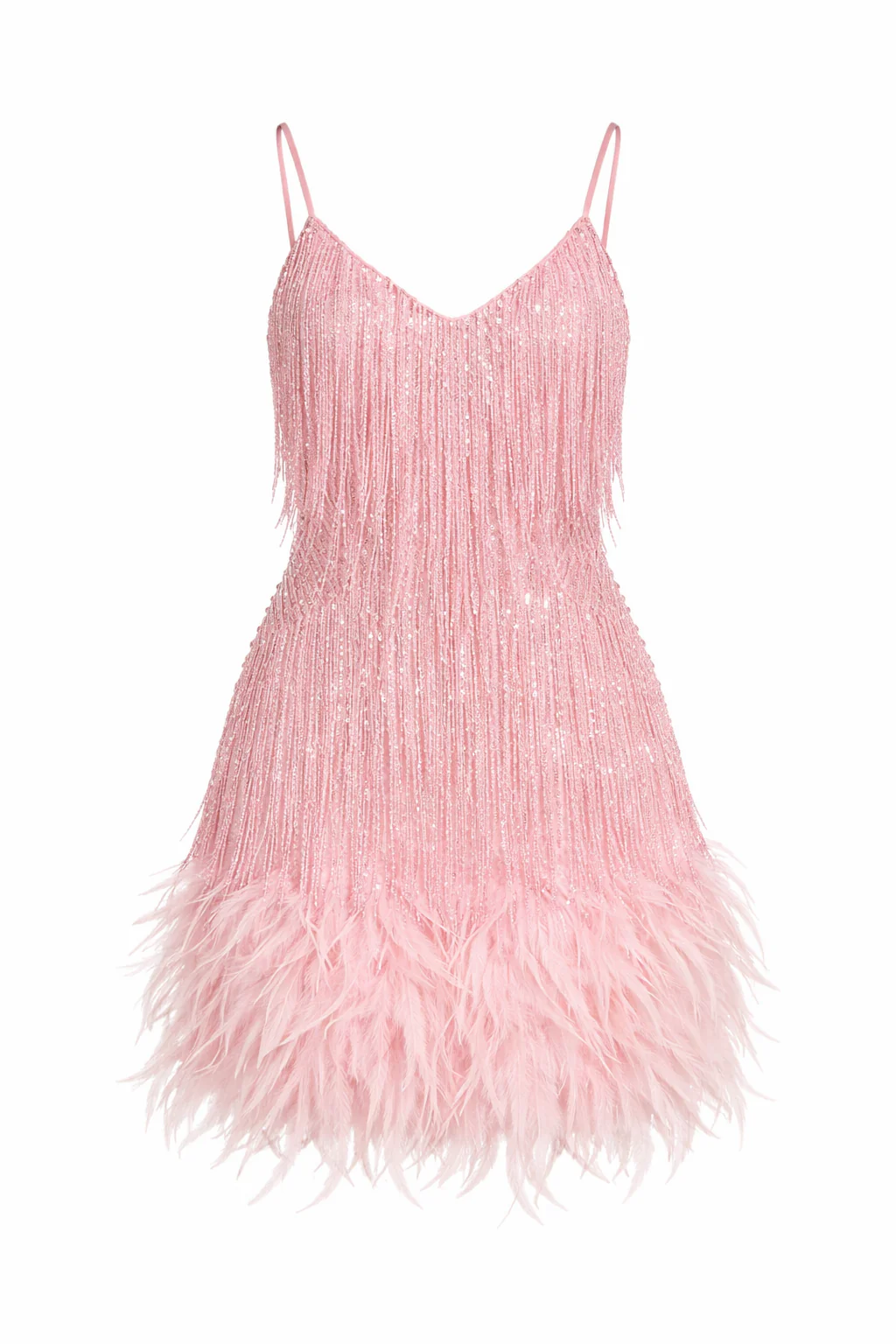 Paloma Feather Tassel Mini Dress - Image 9