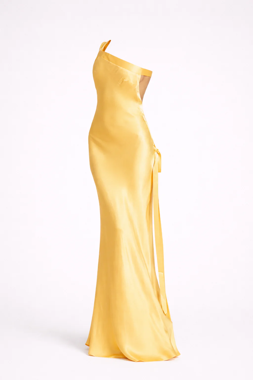 Provence Gown — One-Shoulder Satin with Open Back - Image 5