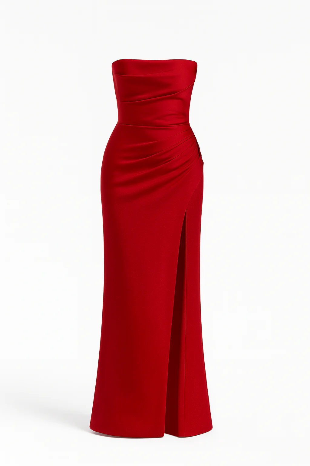 Luna Satin Split Maxi Gown - Image 6