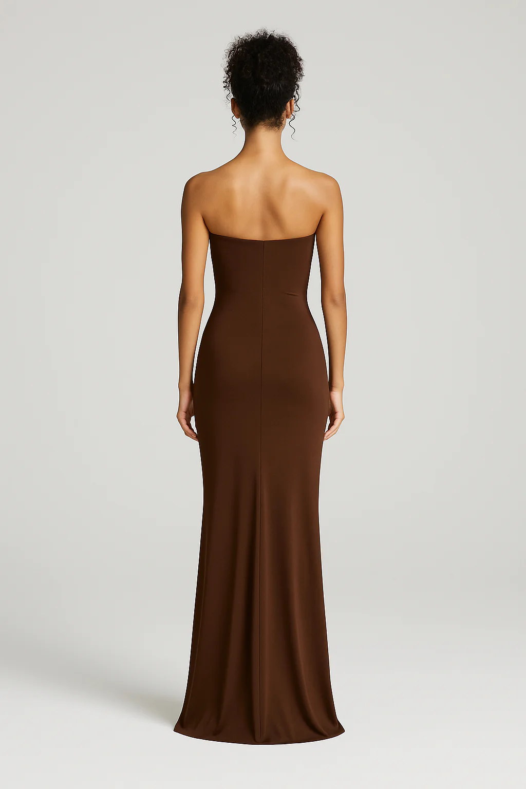Elena Ruched Column Gown - Image 2