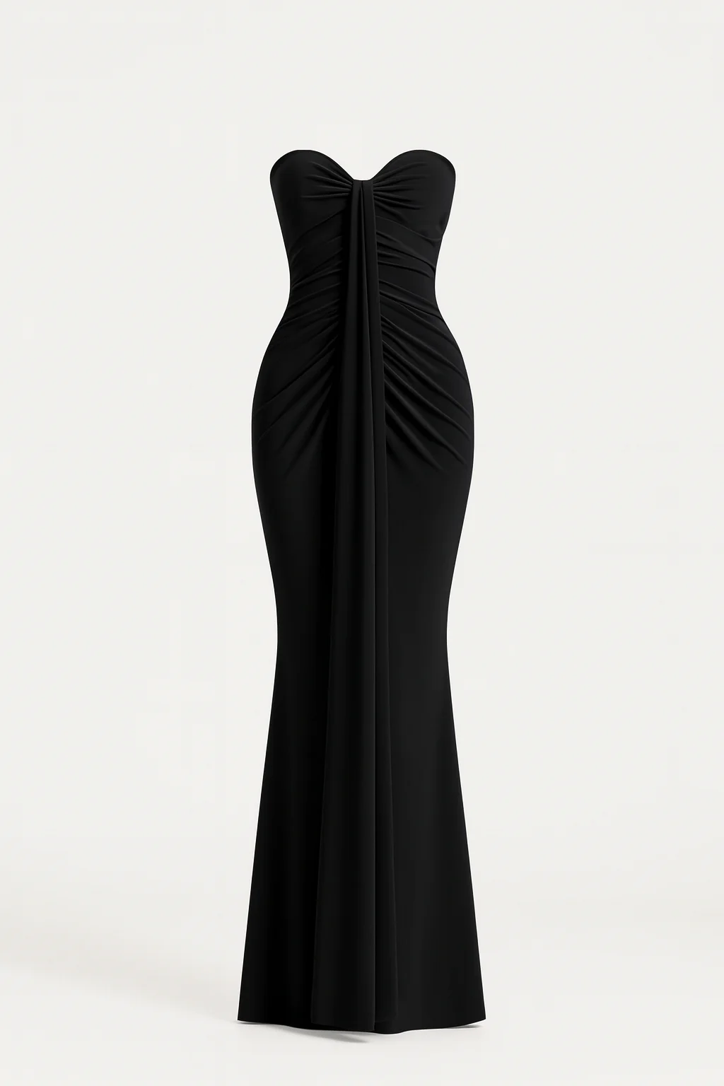 Elena Ruched Column Gown - Image 4