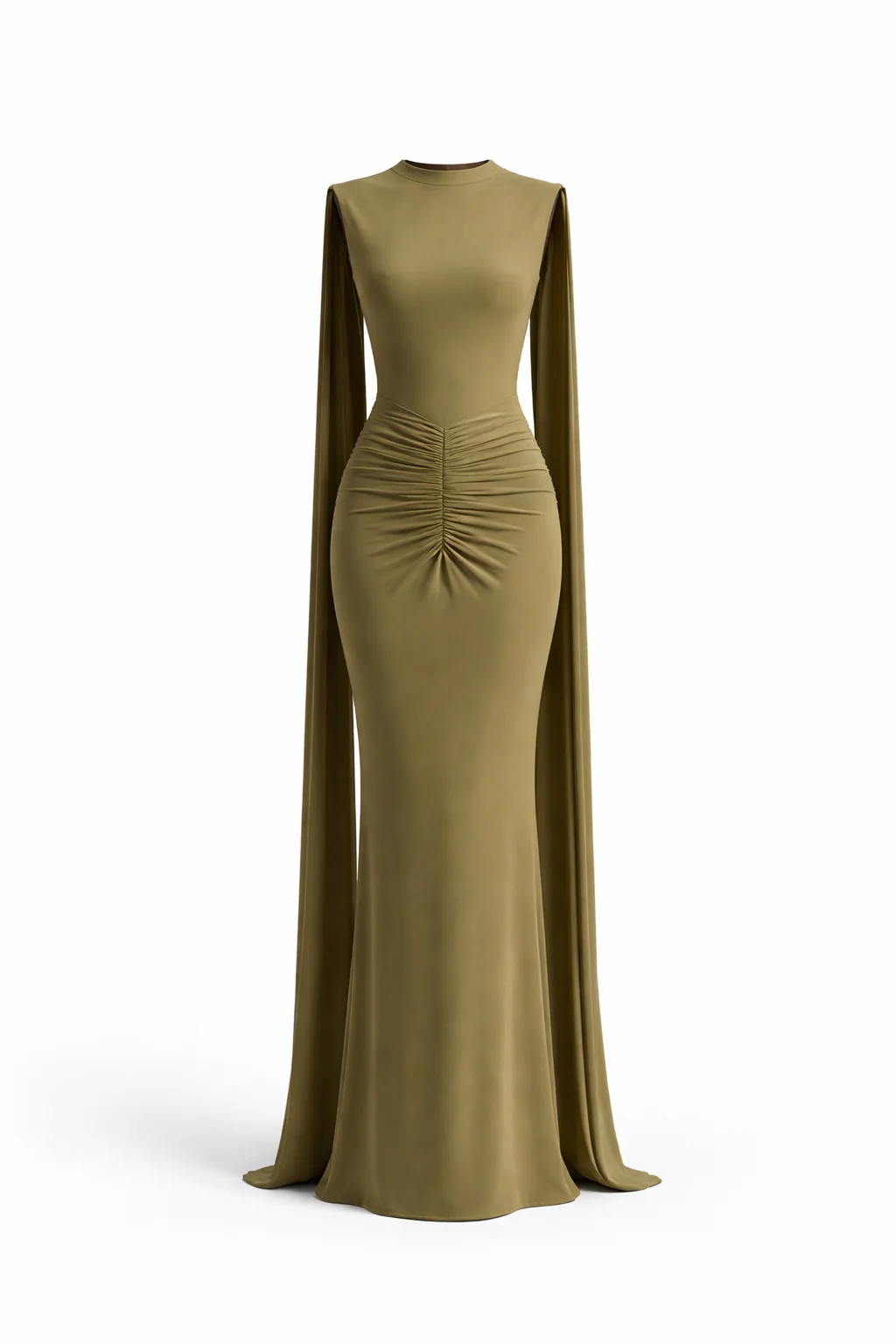 Virelle Drape Backless Dress Gown - Image 3