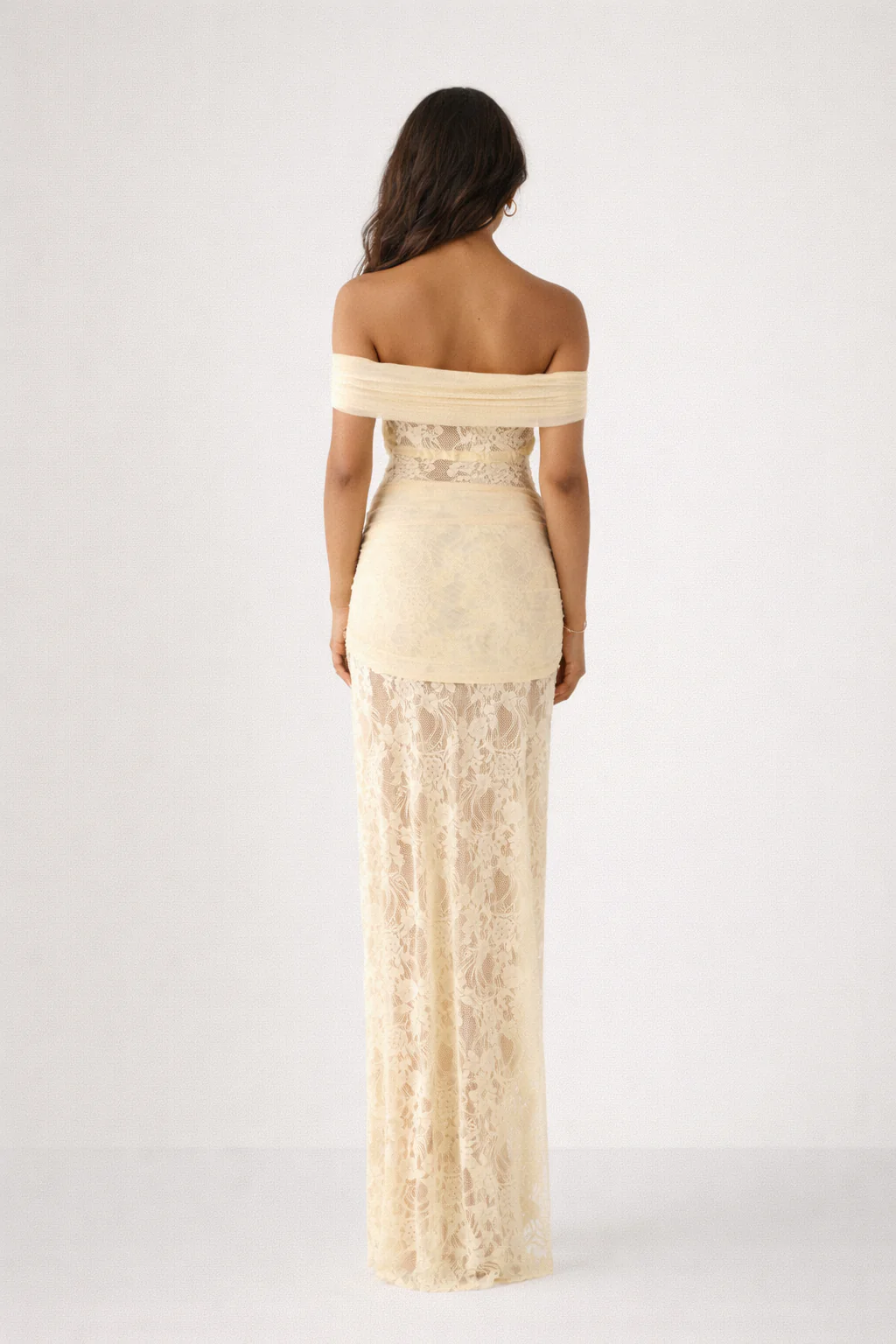 Kai Lace Off-Shoulder Maxi Dress - Image 2