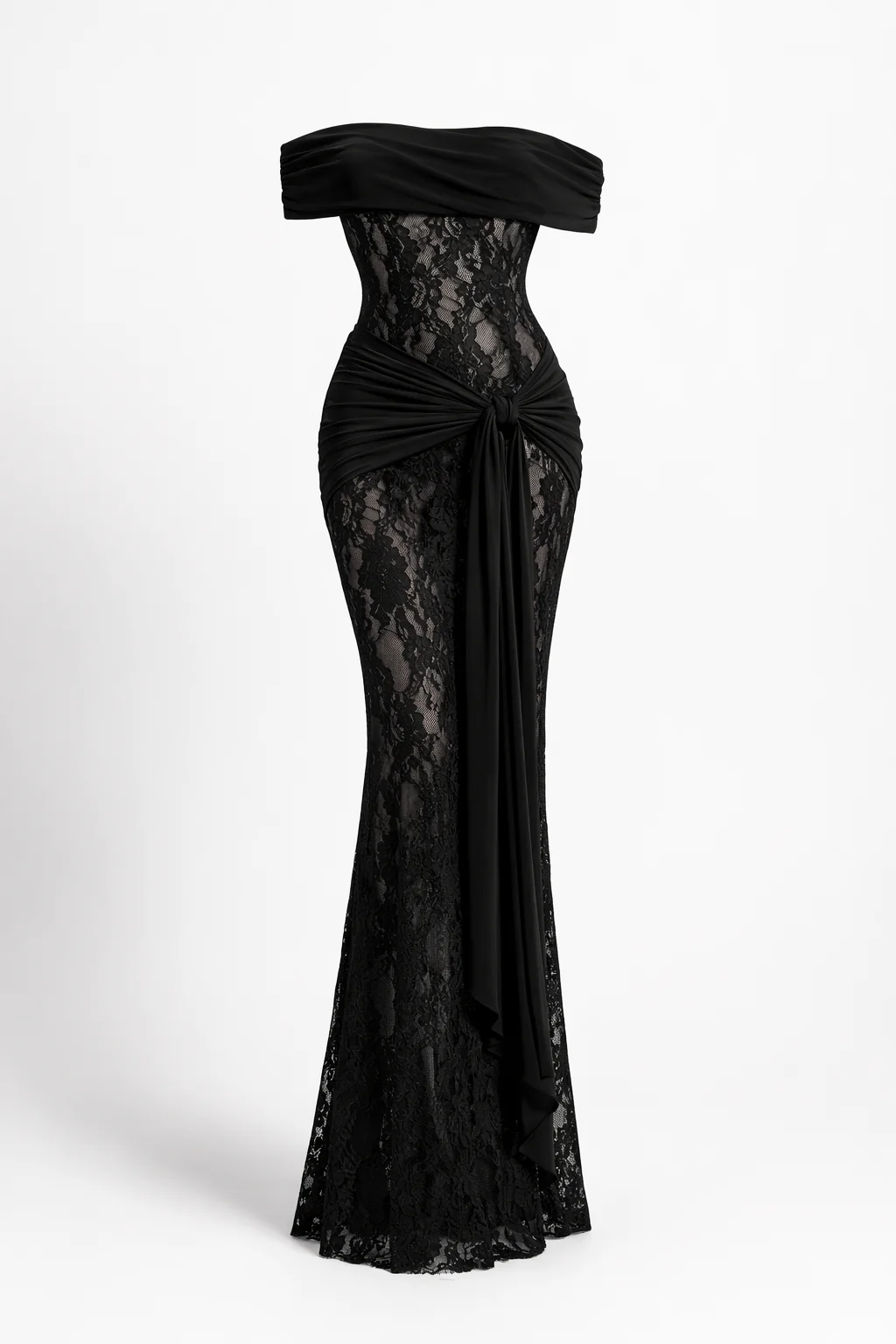 Kai Lace Off-Shoulder Maxi Dress - Image 3