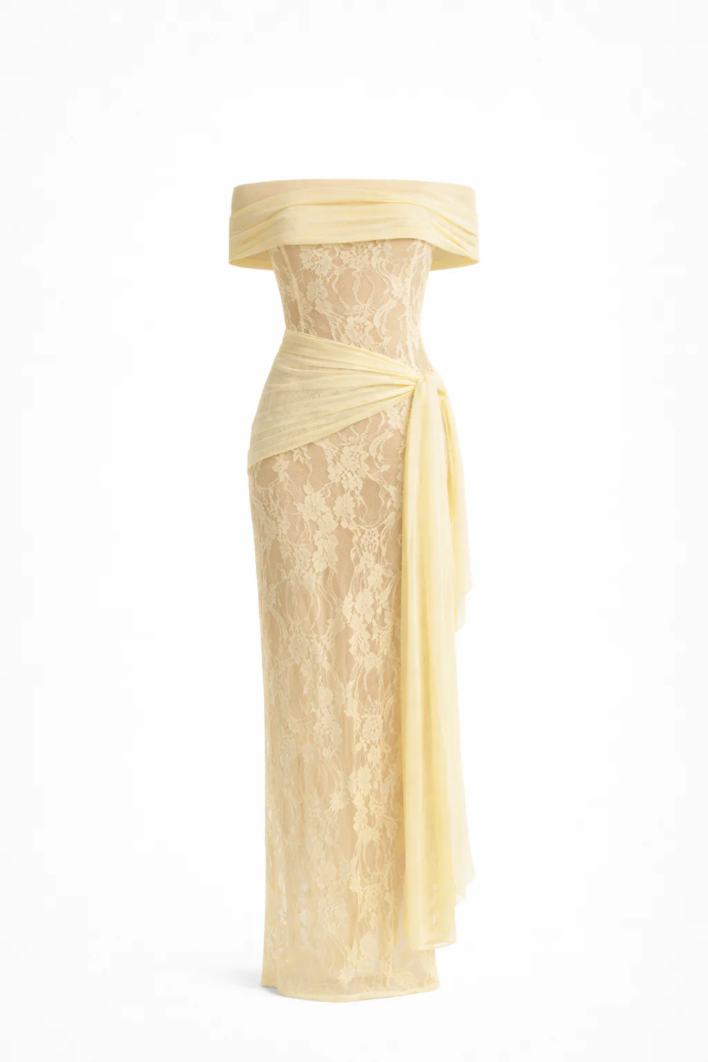 Kai Lace Off-Shoulder Maxi Dress - Image 4