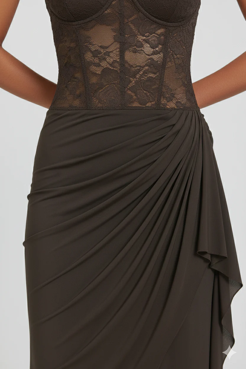 THE VESPER SHEER LACE MAXI - Image 4