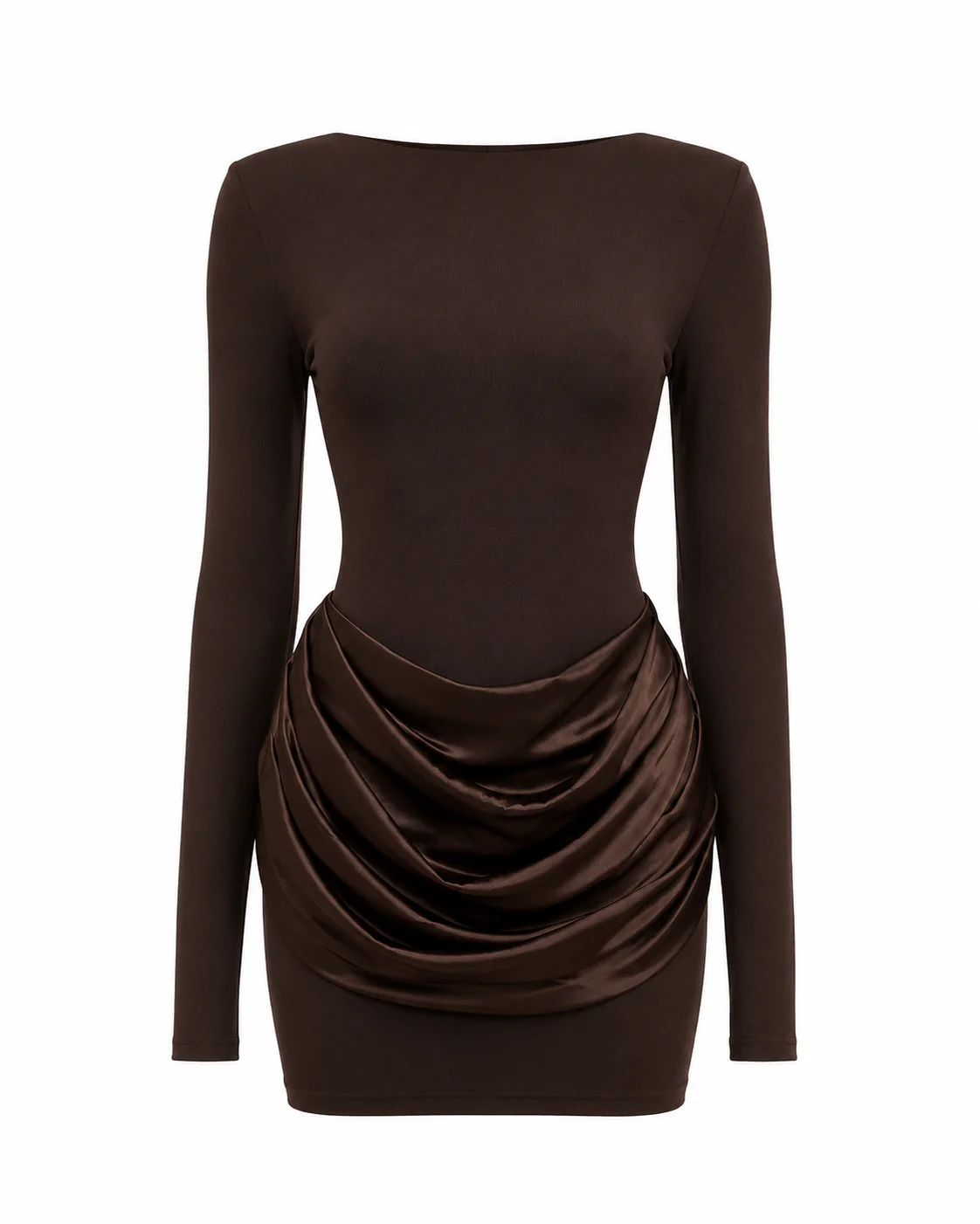 SIENNA DRESS — Draped Mini Dress - Image 4