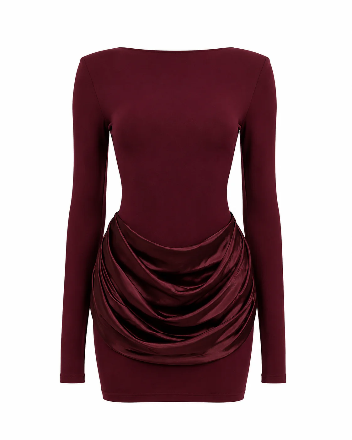 SIENNA DRESS — Draped Mini Dress - Image 5