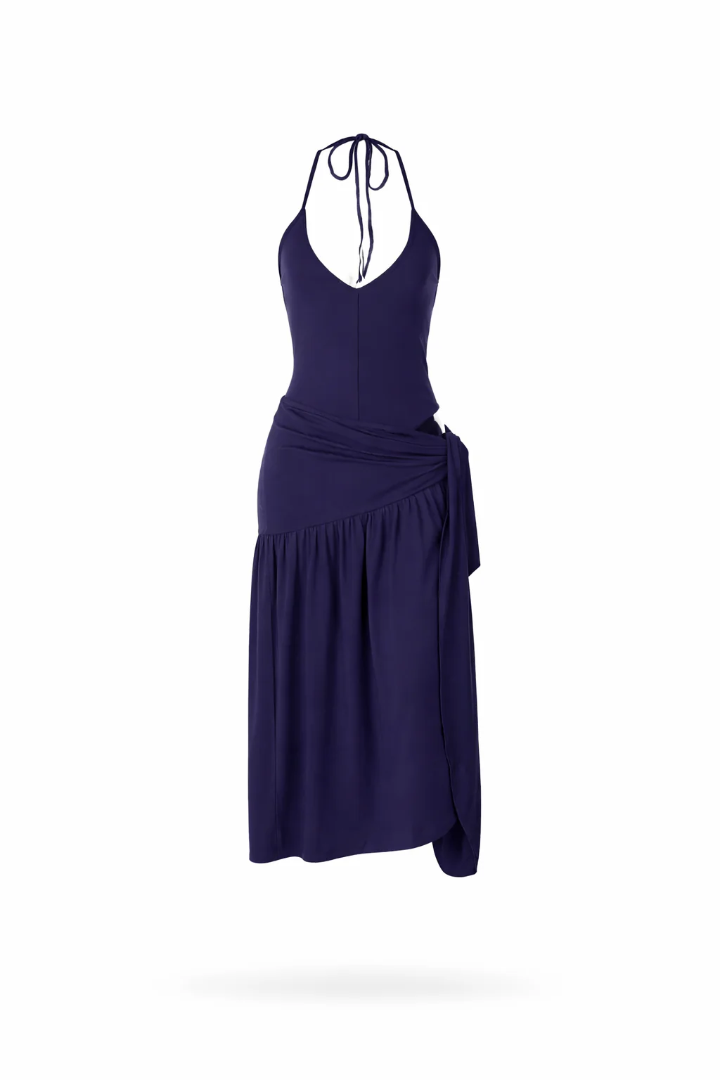 Santorini Halter Wrap Maxi Dress - Image 3