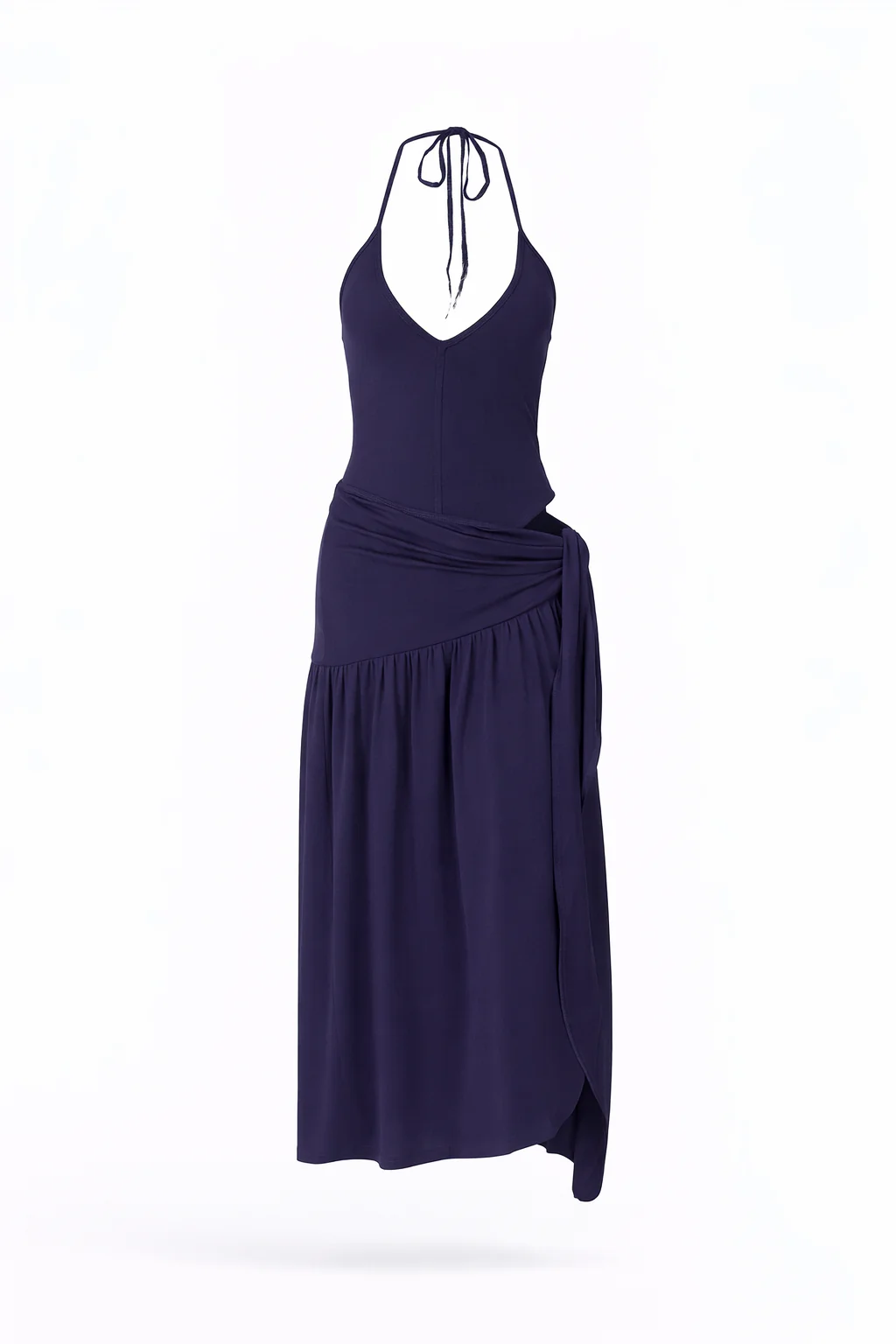 Santorini Halter Wrap Maxi Dress - Image 7