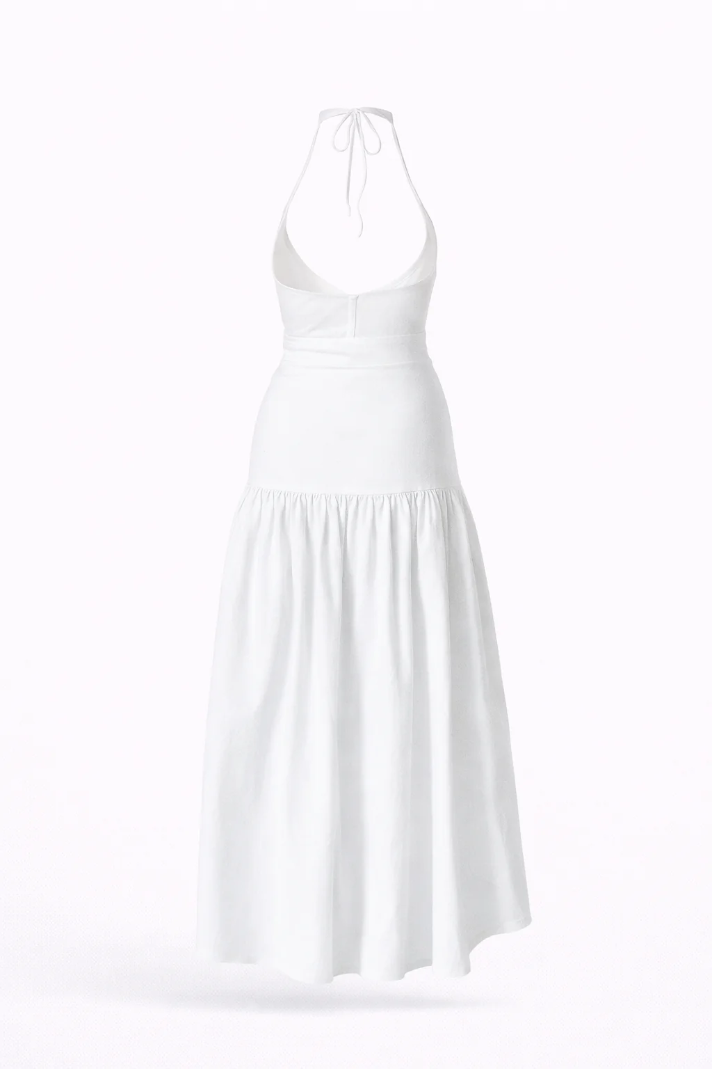 Santorini Halter Wrap Maxi Dress - Image 9