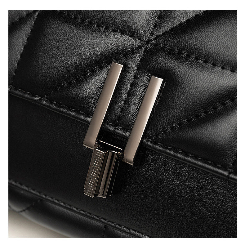 DELACROIX BAG — Quilted Chain-Strap Crossbody with H-Lock - Image 5
