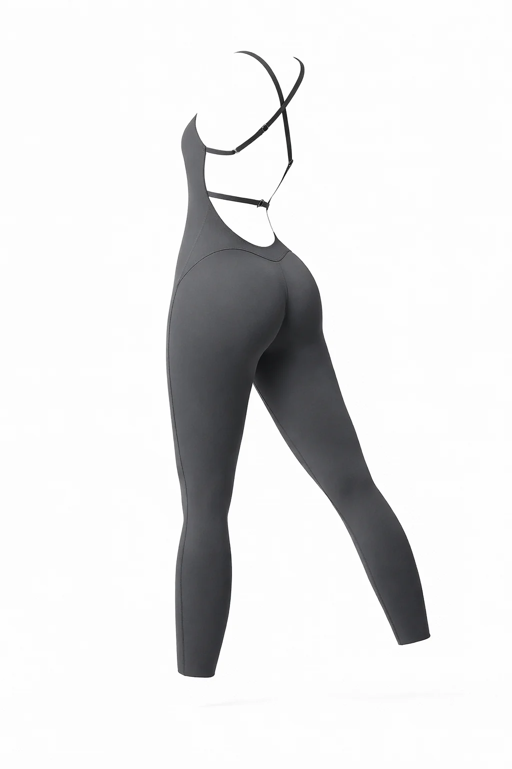 TALIA JUMPSUIT — Sculpting Cross-Back Performance One-Piece - Image 8