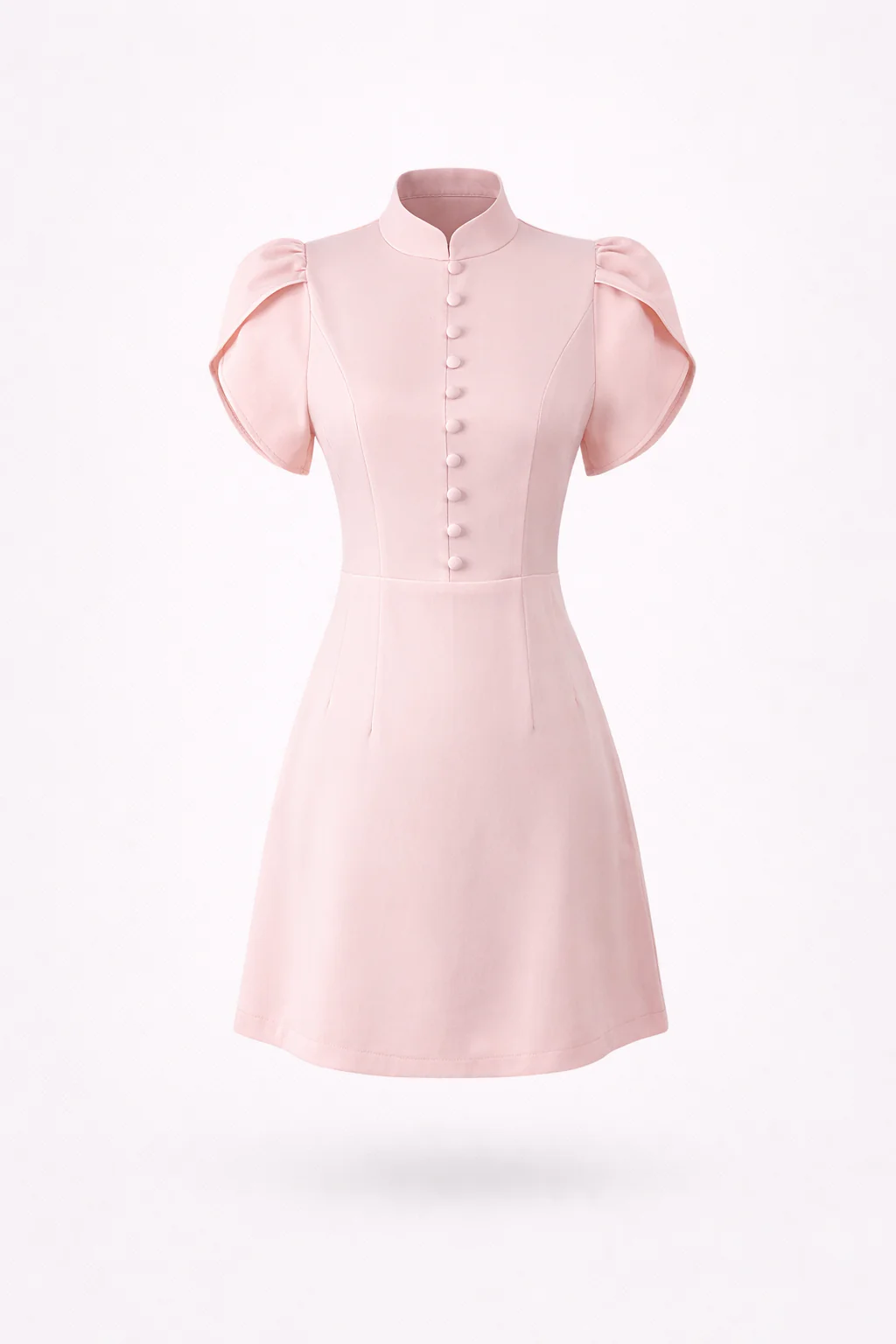 CLARA DRESS — Puff-Sleeve A-Line Mini - Image 3