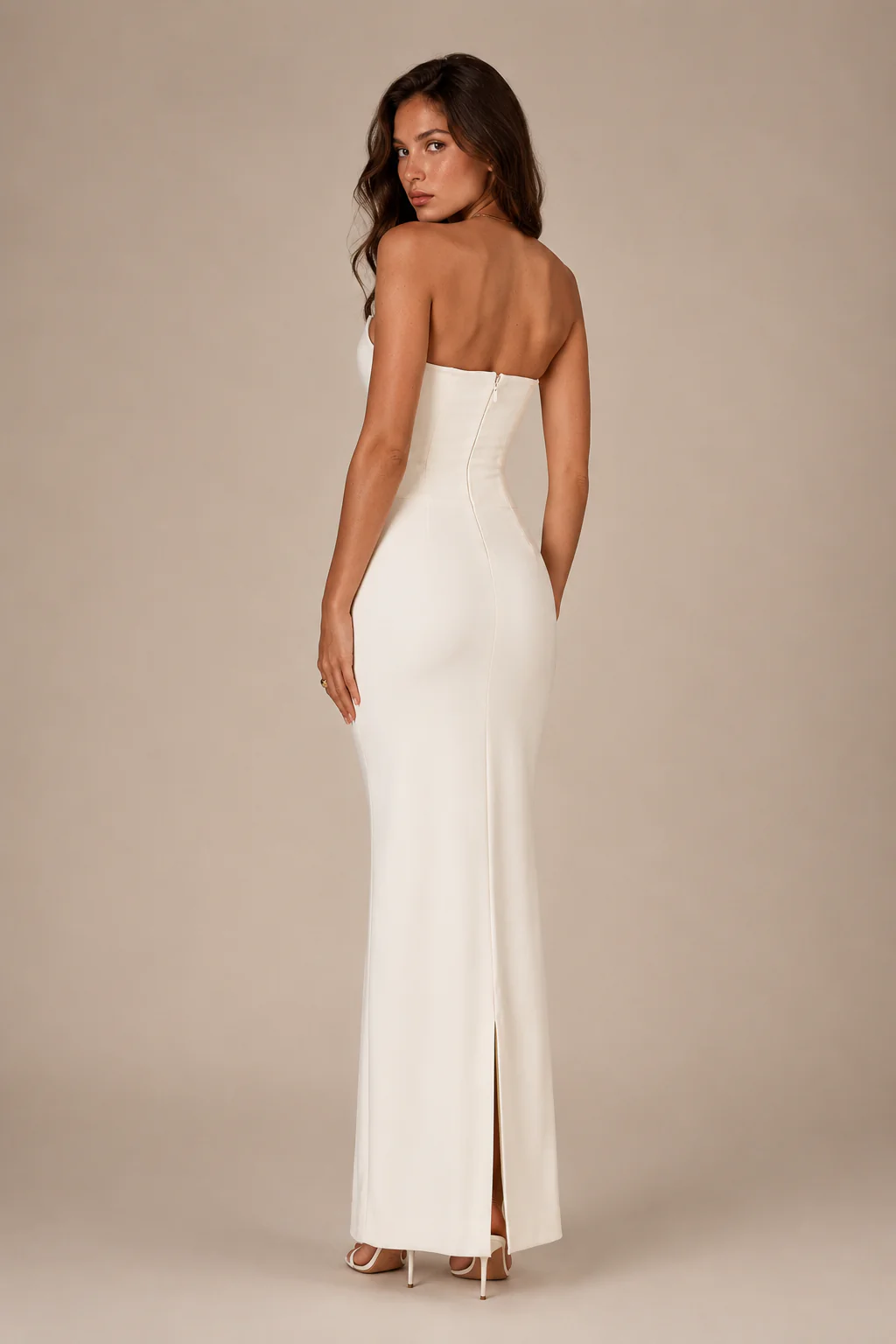 Roma Gown — Strapless Sweetheart Bodycon Maxi - Image 3