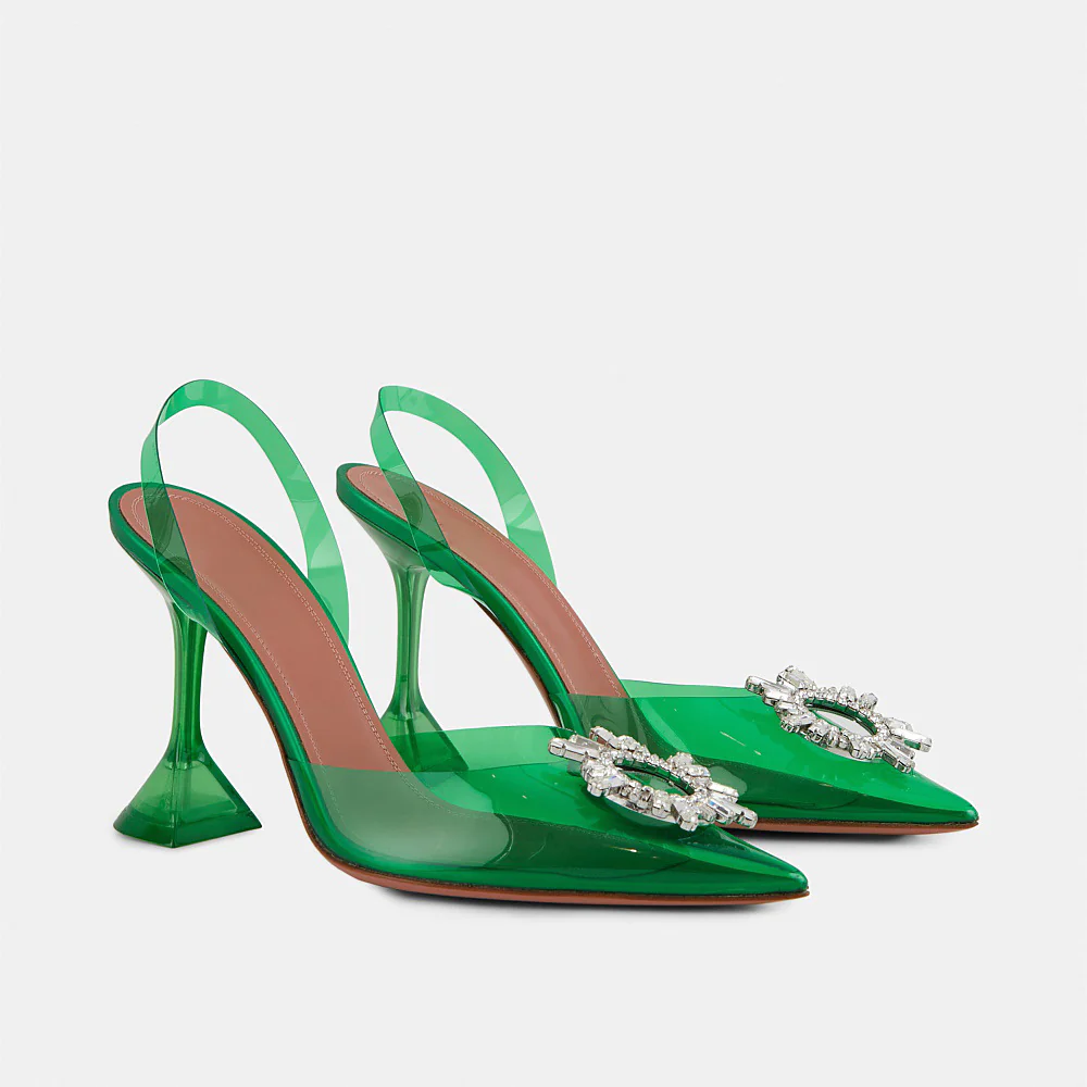 LUCENT HEEL — Sculpted Crystal Mule - Image 2